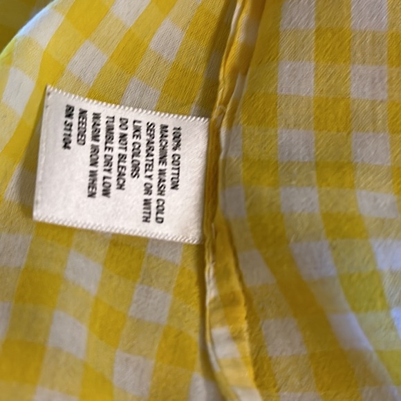 Crown & Ivy button front long sleeve women’s shirt. Yellow Size medium - Picture 8 of 8